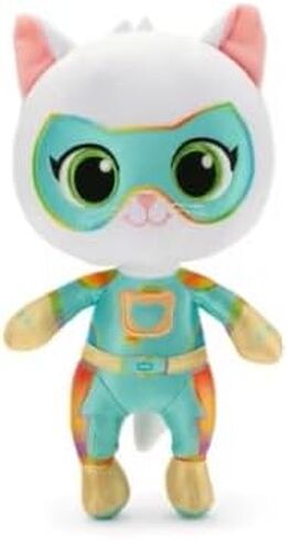 متجر ديزني الرسمي Superkitties Bitsy Plush - حيوانات مفصلة ديزني محشوة مع ميزات مطرزة وعناصر فن الشاشة ، جزء من مجموعة Superkitties Plush in Saudi Arabia