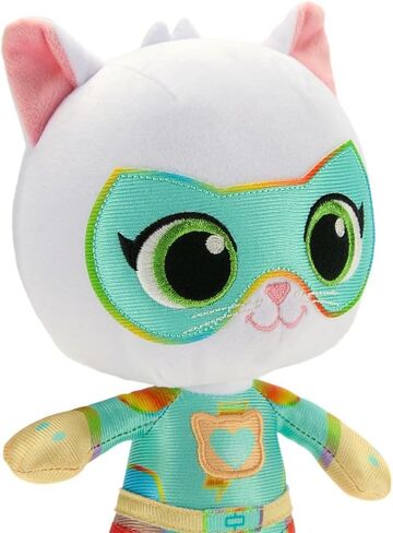متجر ديزني الرسمي Superkitties Bitsy Plush - حيوانات مفصلة ديزني محشوة مع ميزات مطرزة وعناصر فن الشاشة ، جزء من مجموعة Superkitties Plush in Saudi Arabia