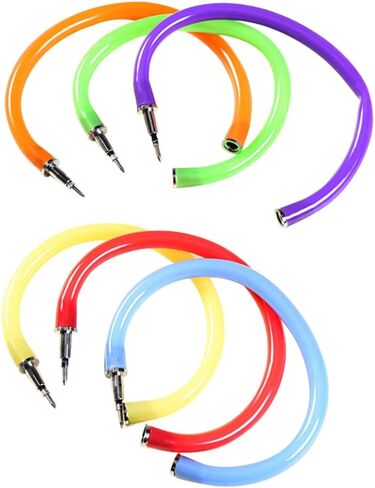 Uonlytech 10pcs wristband point pens bendy collable bracelets for attationery الإبداعية للوازم المدرسيون لون عشوائي in Kuwait