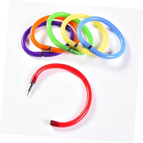 Uonlytech 10pcs wristband point pens bendy collable bracelets for attationery الإبداعية للوازم المدرسيون لون عشوائي in Kuwait