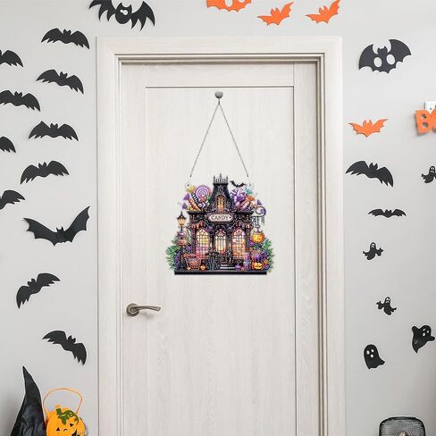 Motiskyy Halloween Candy Diamond Shop Art Kits للبالغين 5D خاصًا بحرون Rhinestone Diy Paint in Kuwait