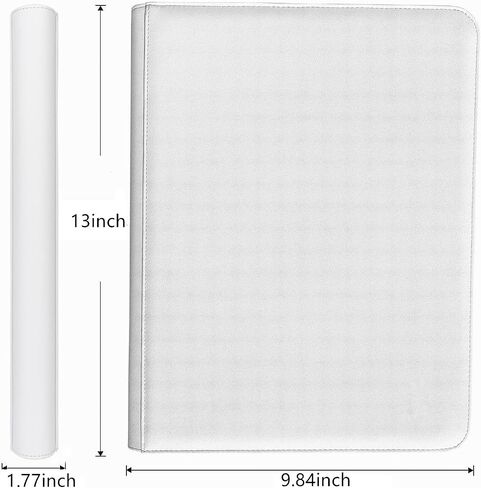4 Pockets Card Binder for Semi Rigid Card Holders, Ringless Card Binder Album Holds 160 Semi Rigid Card Sleeves, Semi Card Holder Binder with Sleeves for PSA, BGS & Grading, CSG, Clear TCG Protector in Saudi Arabia