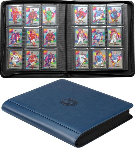 Toploader Binder hold 324 “3 x 4'' Toploaders Top Loader Binder for Sleeved Cards Top Loader Storage for Sports Cards, TCG Cards, Card Holder with Double-Sided Pages, Black in Saudi Arabia