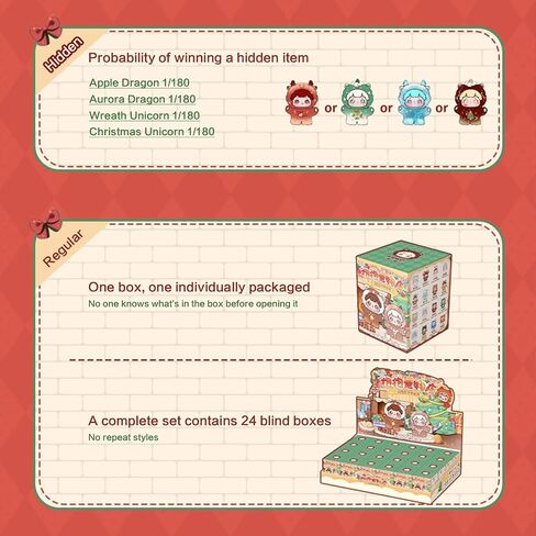 PET Store Christmas Carnival Series Blind Box Figures, Random Design Action Figures Collectible Toys Home Decorations in Saudi Arabia