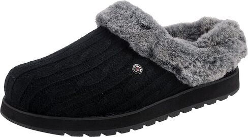 Skechers Women's Keepsakes Ice Angel Sneaker | Casual slipper, Memory Foam footbed, Soft sweater knit upper, Faux-Fur Lining, Flexible indoor and outdoor outsole in Saudi Arabia