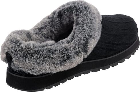 Skechers Women's Keepsakes Ice Angel Sneaker | Casual slipper, Memory Foam footbed, Soft sweater knit upper, Faux-Fur Lining, Flexible indoor and outdoor outsole in Saudi Arabia