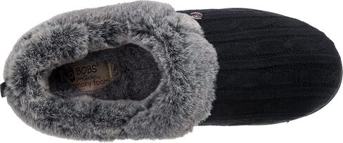 Skechers Women's Keepsakes Ice Angel Sneaker | Casual slipper, Memory Foam footbed, Soft sweater knit upper, Faux-Fur Lining, Flexible indoor and outdoor outsole in Saudi Arabia
