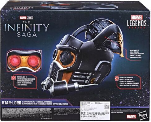 Marvel Legends Series Star-Lord Premium Electronic Roleplay Helmet with Light and Sound FX, Guardians of The Galaxy Adult Roleplay Gear in Saudi Arabia