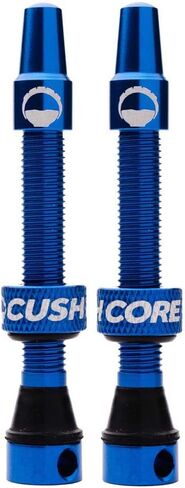 CushCore 44mm Air Valve Set - Premium Set of Alloy Valves, Nitrile Rubber Seal, Valve Core Tool Included, Tubeless Presta Valve, (44mm 2-Pack, Green) in Saudi Arabia