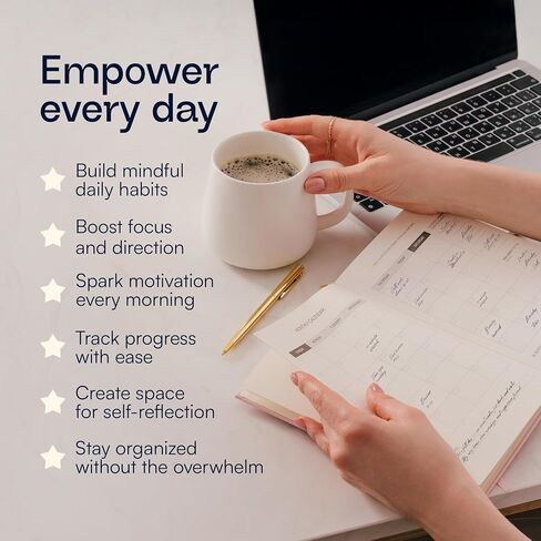 الإنتاجية والهدف لمدة 3 أشهر ، Planner 2025 - مخطط أسبوعي يومي غير مؤرخ يوميًا للنساء ، متتبع العادة ، مجلة إدارة الوقت ، مجلة A5. in Saudi Arabia