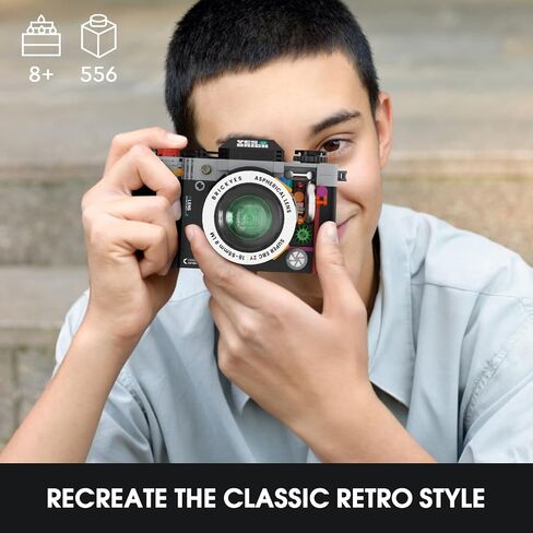 Retro Camera Building Set for Adults, Vintage Camera Model Kit, Creative Gifts for Teens Boys Girls 8+ Photography Fans and Vintage Collectors (556 pcs) in Kuwait