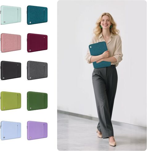 DOMISO 17 inch Laptop Sleeve Case Notebook Bag Protective Carrying Handbag for 17.3" Notebook/Dell Inspiron/MSI GS73VR Stealth Pro/IdeaPad 300 320 321/HP Envy/LG Gram 17"/ASUS ROG Strix GL702VS, Teal in Kuwait