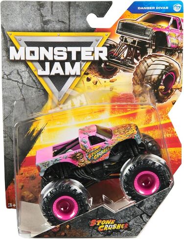 Monster Jam 2025 Official 1:64 Diecast Truck Series 43 Danger Divas Stone Crusher in Saudi Arabia