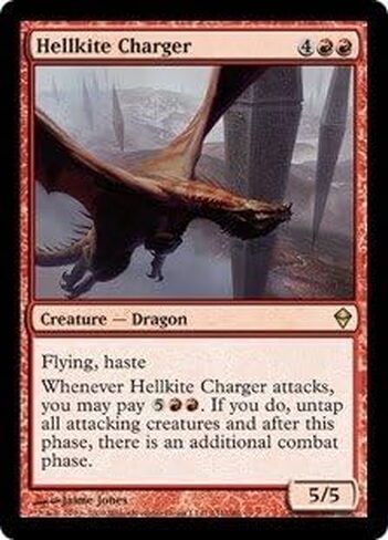 Hellkite Charger - Zendikar Rare - Magic the Gathering in Saudi Arabia