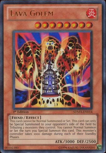 Yu-Gi-Oh! - Lava Golem (SDMA-EN014) - Structure Deck: Marik - 1st Edition - Ultra Rare in Saudi Arabia