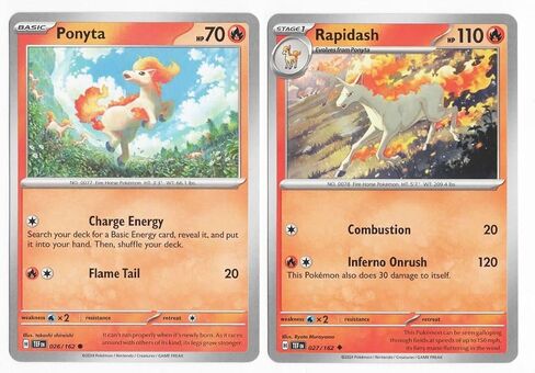 Rapidash 027/162 - Temporal Forces - Pokemon Evolution Card Set in Saudi Arabia