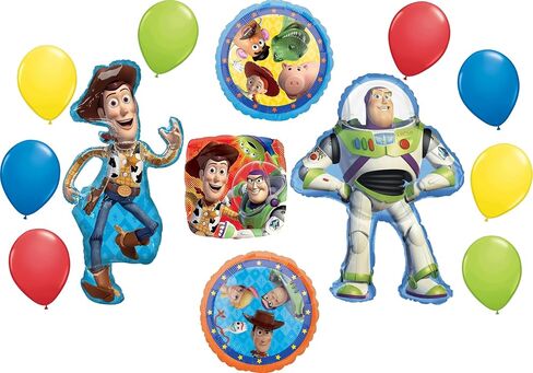 Anagram Buzz and Woody Birthday Party Supplies 13 Piece Balloon Bouquet Decorations in Saudi Arabia