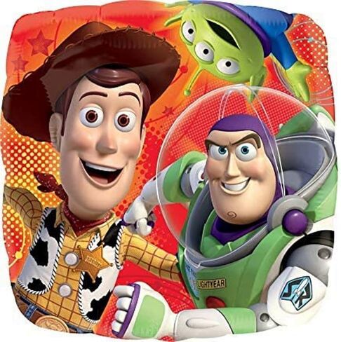 Anagram Buzz and Woody Birthday Party Supplies 13 Piece Balloon Bouquet Decorations in Saudi Arabia