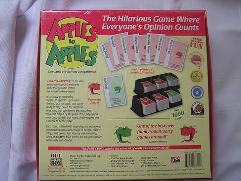 Apples to Apples The Game of Hilarious Comparisons Party Box in Saudi Arabia