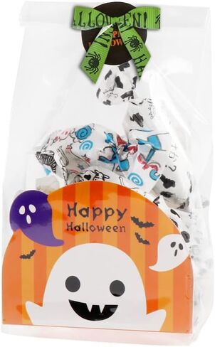 4 لفات 20 ياردة أشرطة Grosgrain - Halloween Pumpkin Printed ، Spider Web Satin ، Orange Black Strip in Kuwait