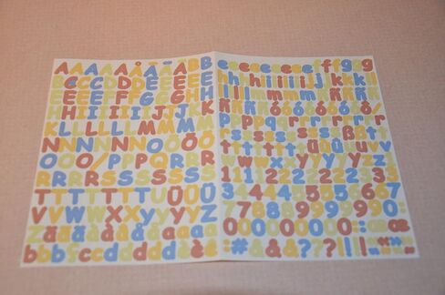 Creative Memories ABC/123 Mini Sassy Personalize Sticker Sheet supply:gold-lindy in Saudi Arabia