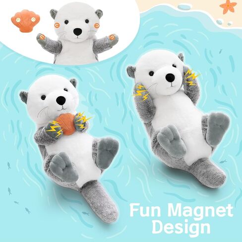 MorisMos Sea Turtle Stuffed Animal Mommy with Babies, 6 Packs Stuffed Turtle Toys for Kids Toddlers, 14'' Mama Big-Eyed Tortoise Toy, Sea Stuffed Animal Plush Pillow Gifts for Birthday Christmas in Kuwait