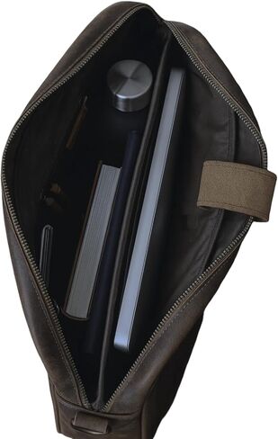 حقيبة كمبيوتر محمول من DarkRabbit Vintage Leather 15 بوصة للرجال والنساء in Saudi Arabia