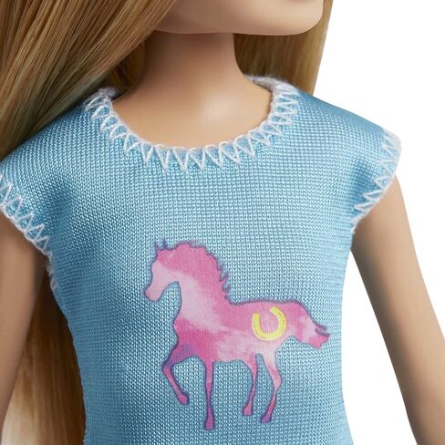 Barbie - Stacie Sisters on Horse Playset with Horse and Saddle of 2, with Riding Suits, Toy and Gift for Children 3+ Years, GXD65. in Saudi Arabia