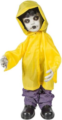 Fun Express Standing Doll in Raincoat Halloween Decoration in Saudi Arabia