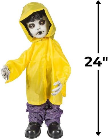Fun Express Standing Doll in Raincoat Halloween Decoration in Saudi Arabia