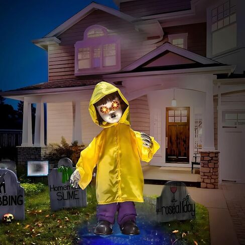 Fun Express Standing Doll in Raincoat Halloween Decoration in Saudi Arabia