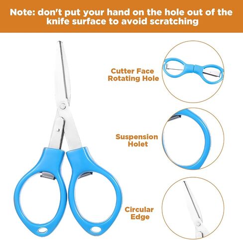 30 Pcs Mini Folding Scissors Small Foldable Travel Stainless Steel Portable Shears Bulk Badge Scissors for Nurses Glasses Shaped Anti Rust Sewing Cutter for Nurse Week Gifts School Office in Saudi Arabia