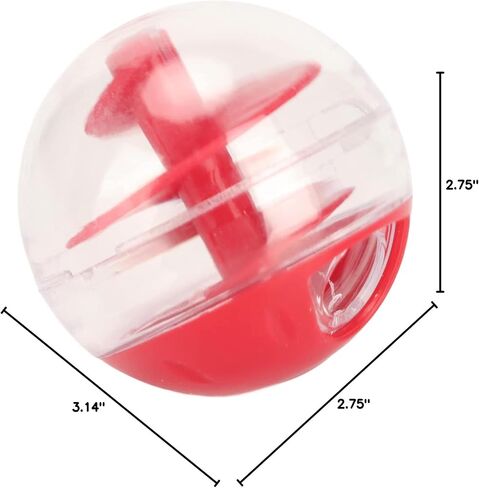 TERACTACTER CAT TERT DISITENG BALLGING TOYS SLEAL LEATER للقطط - تدريب PET Training Fun Device مع تصميم حلزوني للقطط البالغة القطط (حزمة 1) in Kuwait