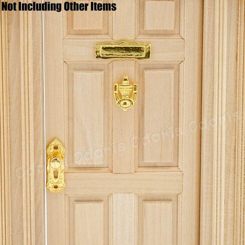 Odoria 1/12 Miniature Door Knob Lock and Key Dollhouse Decoration Accessories in Saudi Arabia