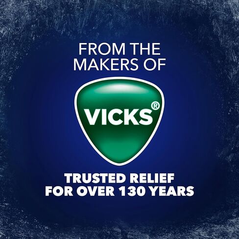 Vicks VapoCool Severe Medicated Sore Throat Drops, Max Strength Menthol, Soothes Sore Throat Pain, Winterfrost Flavor, 45ct in Kuwait