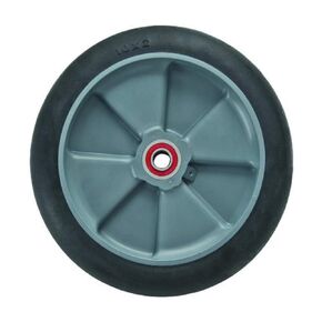Magline 10830 8" Diameter Balloon Cushion Wheel with Red Sealed Semi Precision Ball Bearings