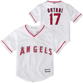 Outerstuff Shohei Ohtani Los Angeles Angels MLB Toddler 2-4 White Home Player Jersey