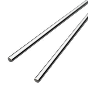2-Pack 8mm x 150mm Linear Motion Rods Shaft Guide for 3D Printer and DIY Craft Tool, Case Hardened Chrome, Diameter 8mm, 5/16" x 5.91"