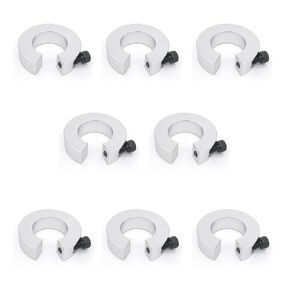 4PCS SBR20 20mm Linear Rail Stop Collars Aluminum Alloy Shaft Limit Fixing Rings CNC Parts Tool Linear Rail Shaft Stop Collars