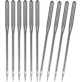 50 Pcs Universal Size 110/18 Heavy Duty Sewing Machine Needles, Quliting Sewing Machine Needles for Leather, Compatible with Kind of Home Sewing Machine