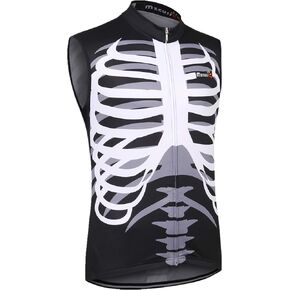 Men's Sleeveless Wind Vest Cycling Jersey Shirt Bicycle Bike Tees
