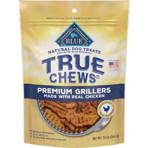 مكافآت الكلاب الطبيعية من Blue Buffalo True Chews Premium Grillers، كيس شريحة لحم 20 أونصة in Kuwait