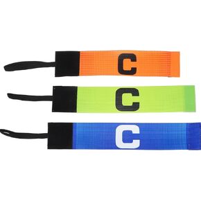 3pcs Football Captain Armband Soccer Balls Emblems -wear Captain Armbands Soccer Team Captain Bands Sports Leader Armband Soccer Arm Band Letter Child Spandex