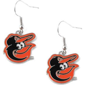 Baltimore Orioles J Hook Logo Earrings