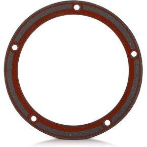 PSLER Motorcycle 5 Holes Twin Cam Clutch Derby Engine Cover Gasket Ring Fit for Touring Road Street Electra Glide Road King Softail Dyna Fatboy Fxd 1999-2016 Big Twin Primary Cover