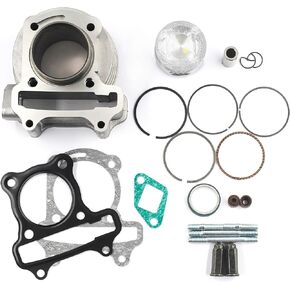 Performance Upgrade Big Bore Cylinder Kit GY6 80cc 47mm for GY6 49cc 50cc 139QMB ATV Scooter Moped Go Kart
