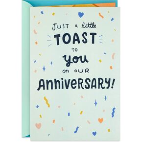 Hallmark Anniversary Card for Husband, Wife, Boyfriend, Girlfriend (Go Together)