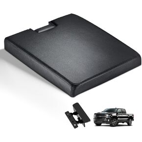 BDFHYK Center Console Lid Replacement Kit Compatible with Chevy Avalanche Silverado Suburban, Tahoe GMC Sierra Yukon for 924835, 20864151, 20864153, 20864154, 924-835 (Black)