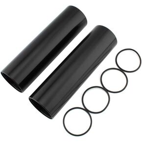 Motorcycle Upper Front Shock Fork Covers Compatible with 2010-2017 Harley Sportster XL1200 Forty-Eight 48 Motorbike Absorber Pipe Guard Protector CNC Black