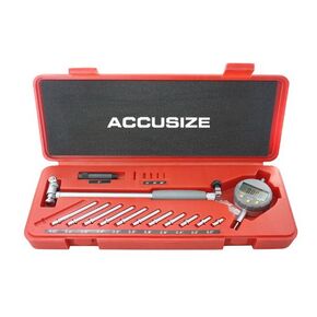 Accusize Industrial Tools 2-6 inch by 0.0005'' Digital Bore Gage, Stem Length 6'', Ee20-5274